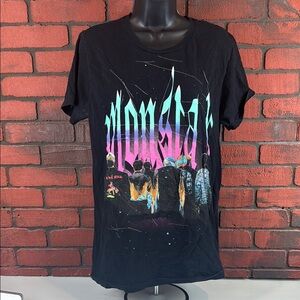Starship Monster x Men's‎ Medium Black Graphic Tee – Bold, Urban, Streetwear